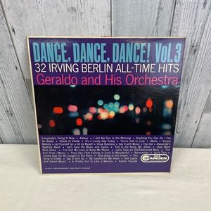 Vintage 1960 Dance Dance Dance 32 Irving Berlin All Time Hits LP Vinyl Record